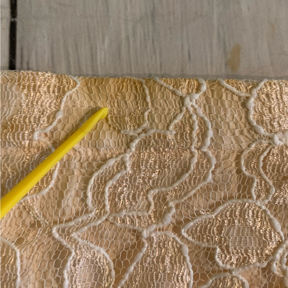 VTG Barbara Chodos For Michael Marcella Size 6 Pink Floral Lace 2pc Skirt Set - Picture 10 of 15